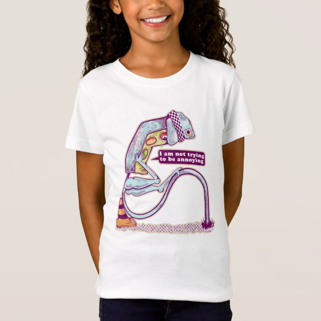 Ledsen för tittar trafikljus t shirt (Framsida)