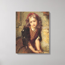 Ledsen Girl and Dead Goldfinch Bird (Pet Memory)