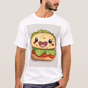 "Ledsen Girl Lex: Grunge Hip-Skutt Logotyp with An T Shirt