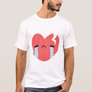 Ledsen Gråtande Bruten hjärtdocka T Shirt
