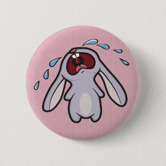 Ledsen Gråtande kanin| Bawling Bunny Knapp