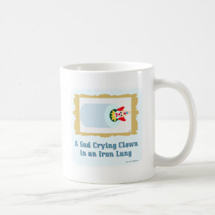 Ledsen gråtclown kaffemugg