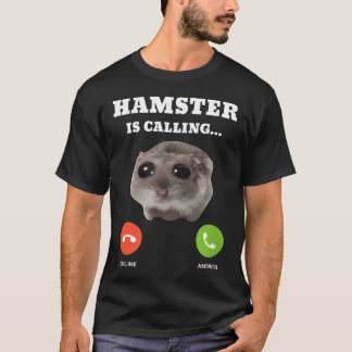 Ledsen Hamster Meme Är T Shirt