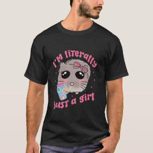 Ledsen hamstermemma är bokstavligen bara en tjej c t shirt