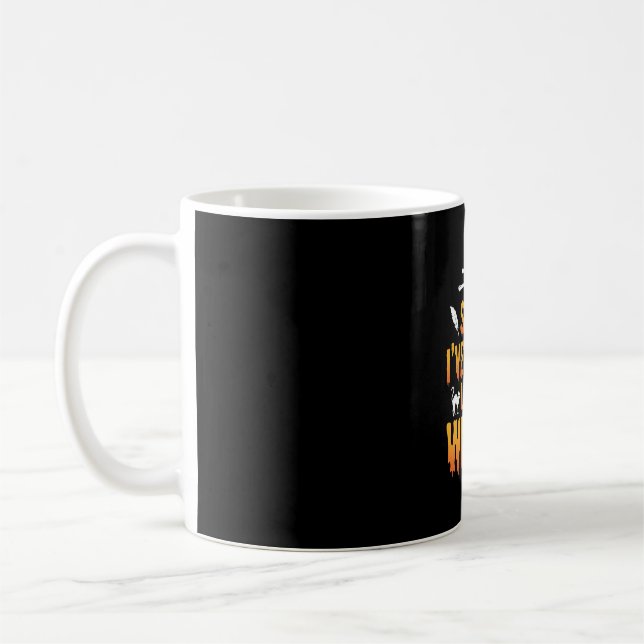 Ledsen har jag varit lite häxig Halloween Kaffemugg (Vänster)
