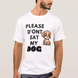 Ledsen Hund Art Gift Puppy Hund Ögon T Shirt