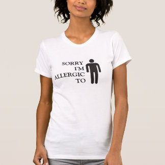 LEDSEN I-förmiddag som ÄR ALLERGISK TILL T-shirt
