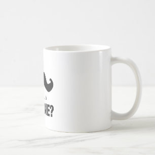Ledsen I-mustasch….,är du en zombie? Kaffemugg