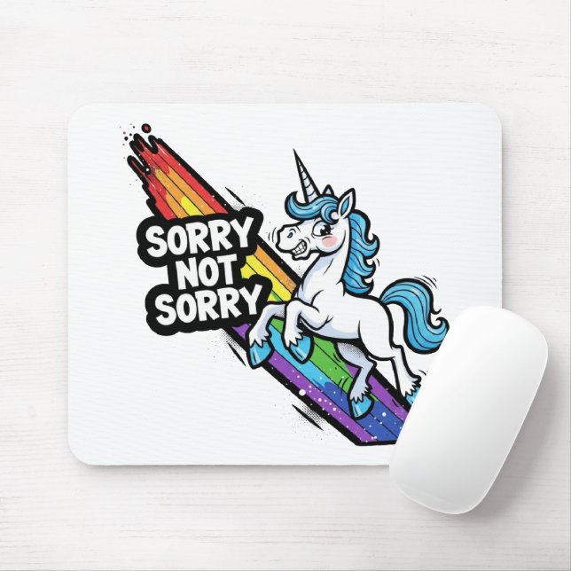 Ledsen icke Ledsen Enhörning Musmattor (Med mus)