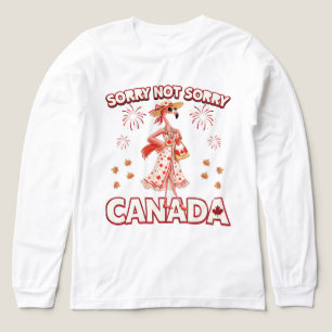 Ledsen Inte Ledsen Kanada Flamingo T Shirt