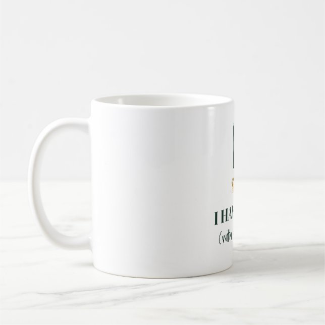 Ledsen, jag har planer med min planerare kaffemugg (Vänster)