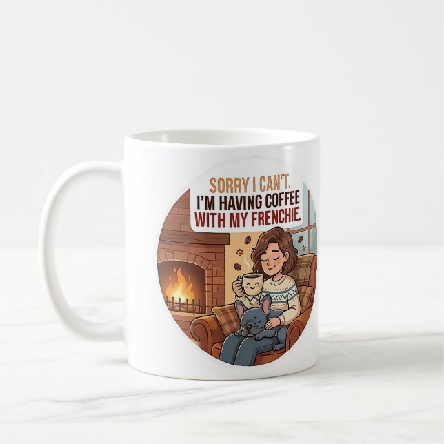 Ledsen, jag kan inte. Jag dricker kaffe med min fr Kaffemugg (Vänster)