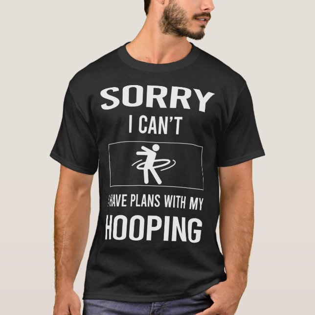 Ledsen jag kan inte virvla hula hoop t shirt (Framsida)