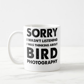 Ledsen Jag Lyssnade Inte Rolig Fågel Fotografi Kaffemugg