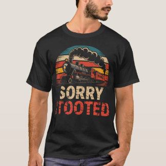 Ledsen jag pruttade rolig tåg t shirt