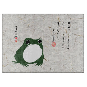 Ledsen Japanska Frog Toad 1800-talet