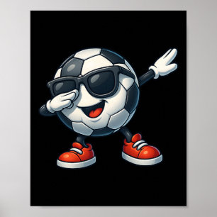 Ledsen Kan Inte Fotboll Hej Roligt Fotbollskärlek Poster