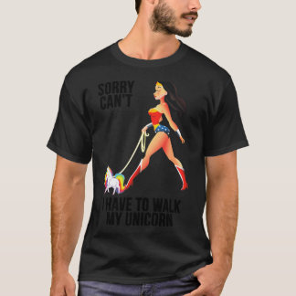 Ledsen kan inte jag måste gå min enhörnings familj t shirt