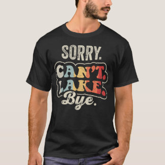 Ledsen Kan Inte Säg Farväl Rolig Retro Sjö T Shirt