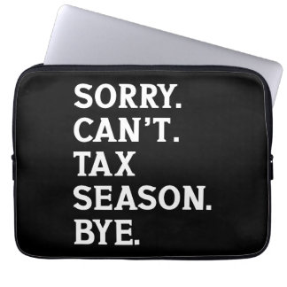 Ledsen Kan Inte Skattesäsong Hej Roligt Redovisnin Laptop Fodral