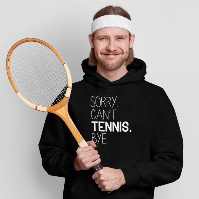 Ledsen Kan inte Tennis Adjö Hoodie (Skapare uppladdad)