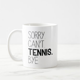Ledsen Kan inte Tennis Adjö Kaffemugg