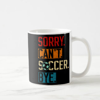 Ledsen Kan T Fotboll Hej Rolig Fotbollsspelare Vin Kaffemugg