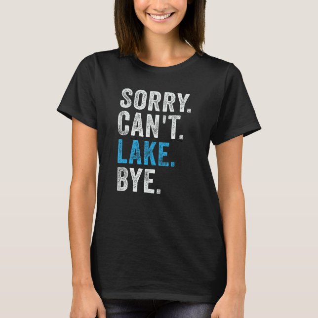 Ledsen Kan t sjö Hej då   Sjö Shirt (Framsida)