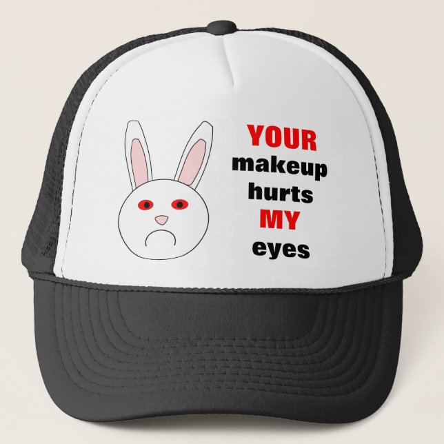Ledsen Lab Rabbit Hat Truckerkeps (Framsida)