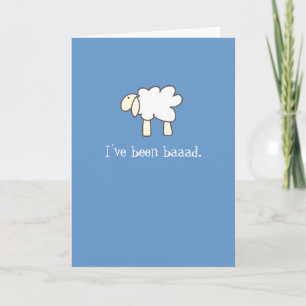 Ledsen Lamb Kort