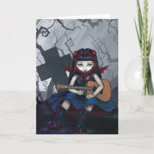 "Ledsen Ledsen Sång"-hälsningskort Kort