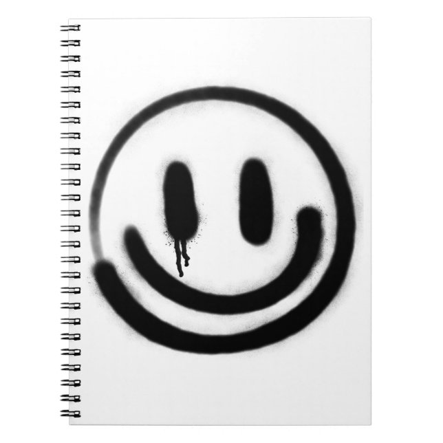ledsen leende emoji anteckningsbok (Framsidan)