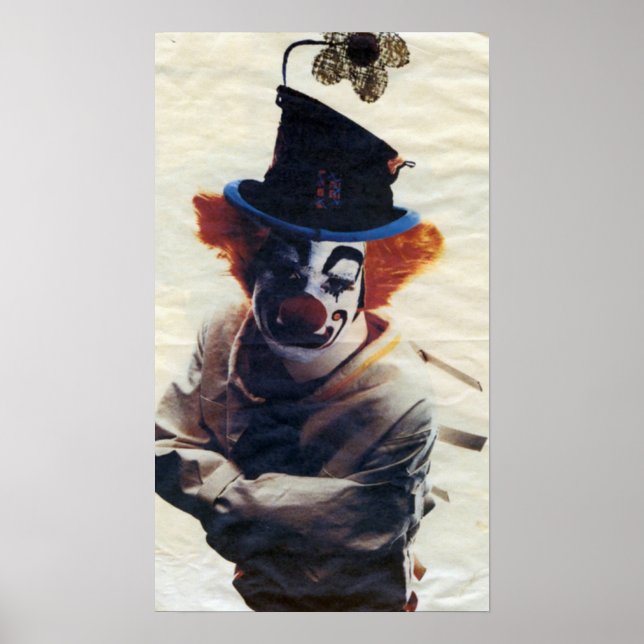 ledsen lilla clown poster (Framsidan)