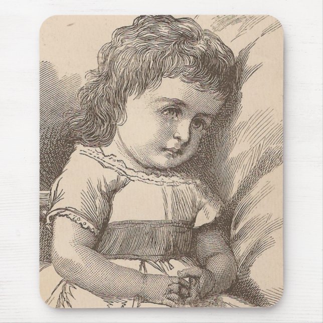 Ledsen Little Girl Musmatta (Framsidan)