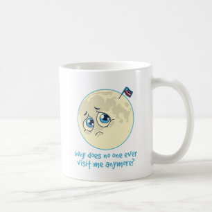 Ledsen måne kaffemugg