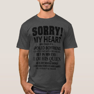 ledsen mitt hjärta togs av en bortskämd pojkvän h t shirt