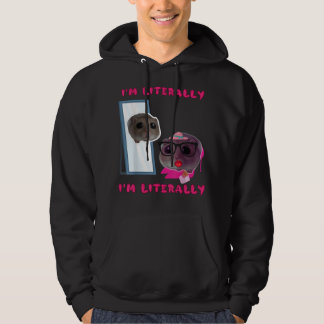 Ledsen Mouse Meme Funny Hamster Hoodie