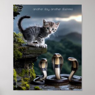Ledsen och endast husdjur Poster Skriv ut: Ett ann