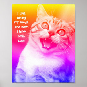Ledsen och ensamstående husdjur Poster utskrift: H