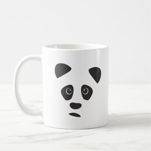 Ledsen Panda Kaffemugg (Vänster)
