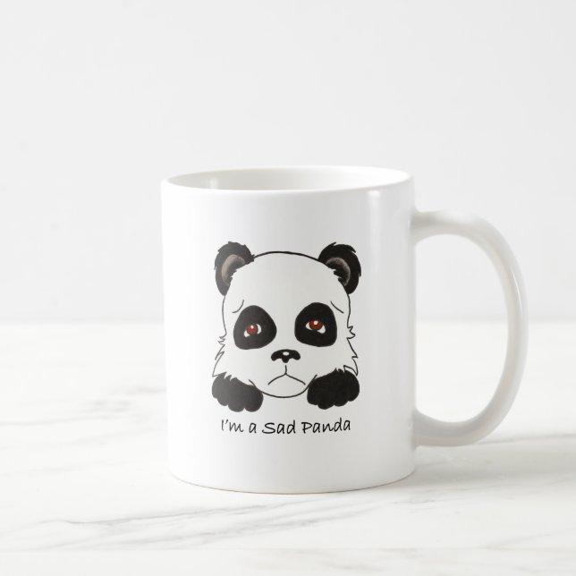 Ledsen Panda Kaffemugg (Höger)