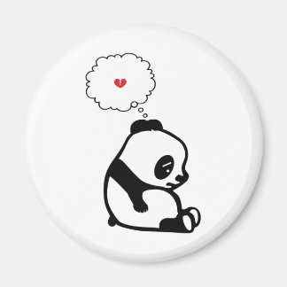 Ledsen Panda Magnet