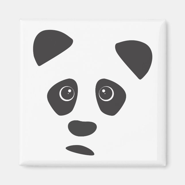 Ledsen Panda Magnet (Framsidan)