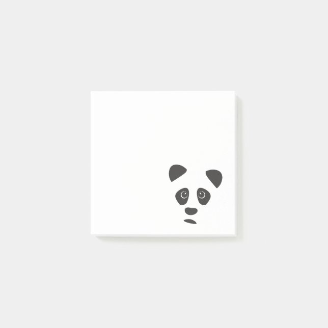 Ledsen Panda Post-it Block (Framsida)