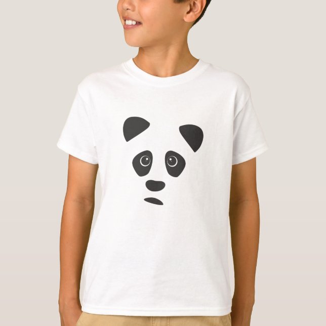 Ledsen Panda T Shirt (Framsida)
