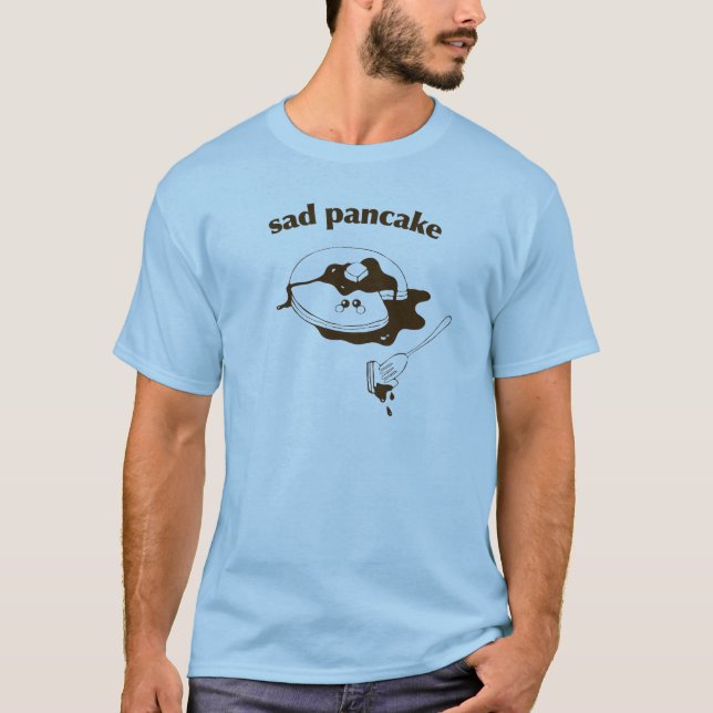 Ledsen pannkaka t shirt (Framsida)