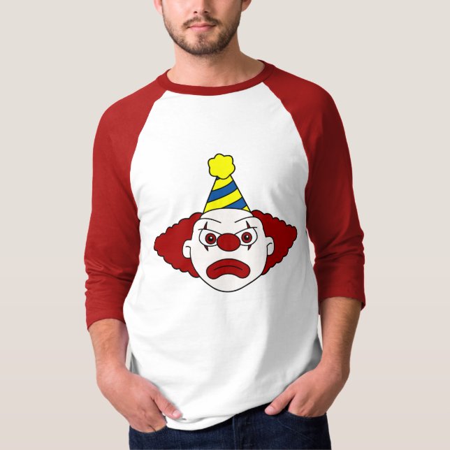 Ledsen Party Clown Tee Shirt (Framsida)