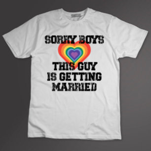Ledsen pojkar den här killen gifter sig gay  t shirt