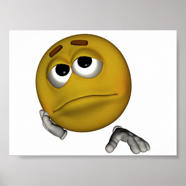 Ledsen Poster (Framsidan)