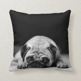Ledsen Pug Kudde
